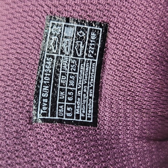 Teva Arrowood Lux Mid Waterproof Black Leather Shoes Womens Size 8.5 - Picture 7 of 8